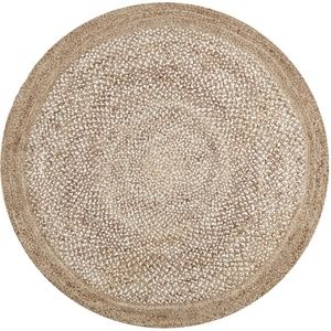 6 Foot Round Jute Rug Handmade Bohemian Pottery Barn